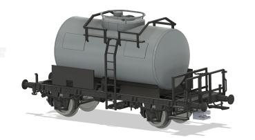 Preview: Kesselwagen Z 7002, 24 m³, französischer Kessel, deutsches Untergestell